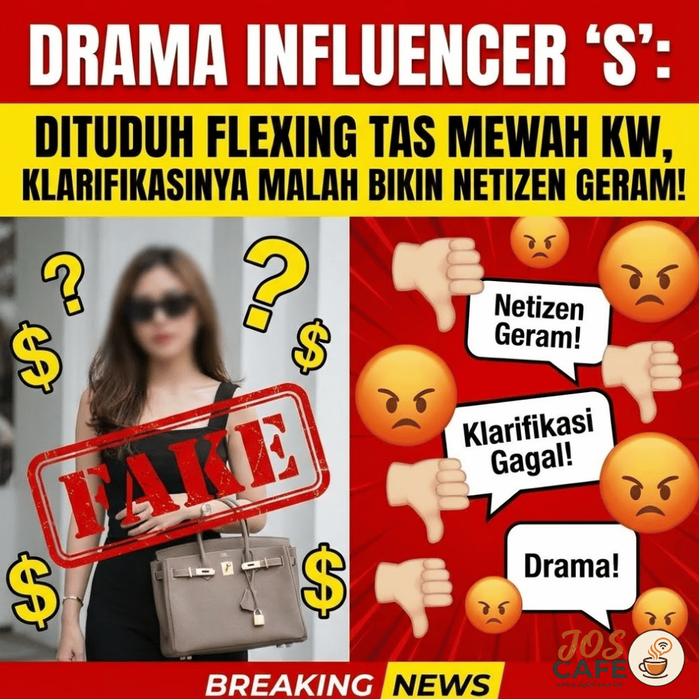 Drama Influencer ‘S’: Dituduh Flexing Tas Mewah KW, Klarifikasinya Malah Bikin Netizen Geram!